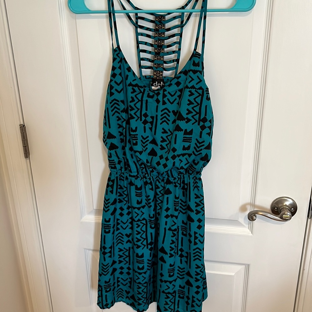 Spaghetti Strap Aztec Summer Dress